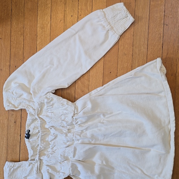 Area Stars, Marla Dress, Mini Babydoll Long Sleeve, Cream, EUC Women's S - Picture 14 of 16